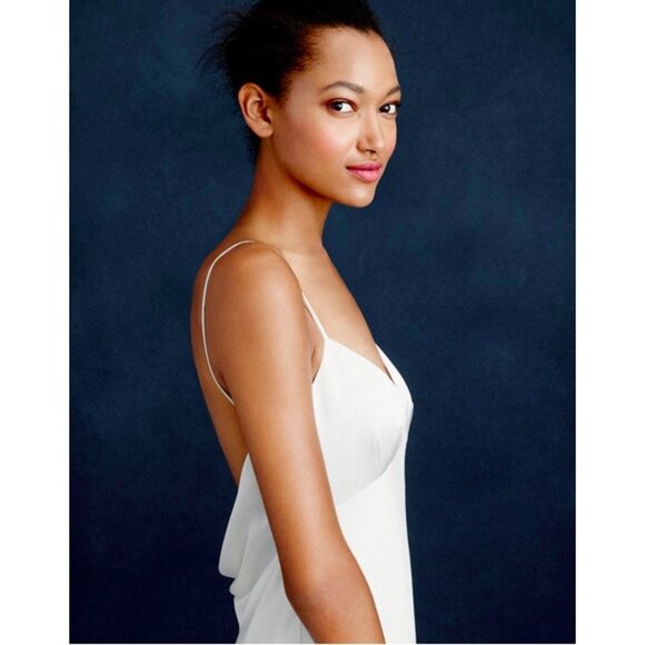 J. Crew Brianna Satin Wedding Gown Dress Ivory Size 2 NEW OTHER - Picture 3 of 16